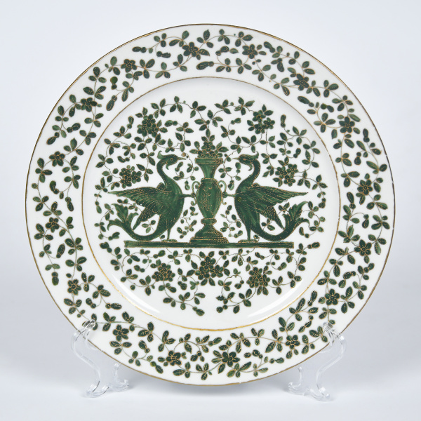 Декоративная тарелка «Райские птицы» Императорского фарфорового завода