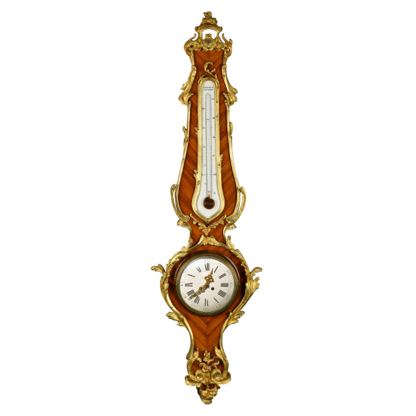 Настенные часы с термометром в стиле Людовика XV