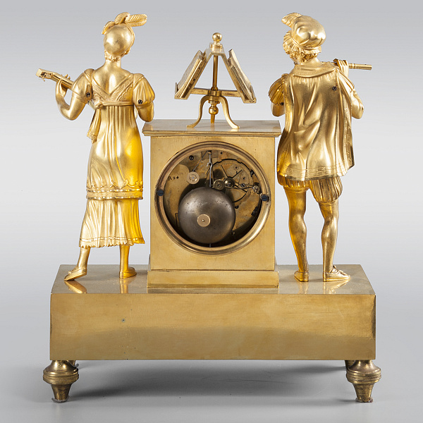 Французские кабинетные часы «Трубадуры»