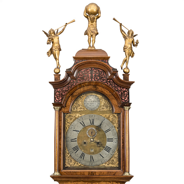 Голландские напольные часы маркетри конца XVIII века