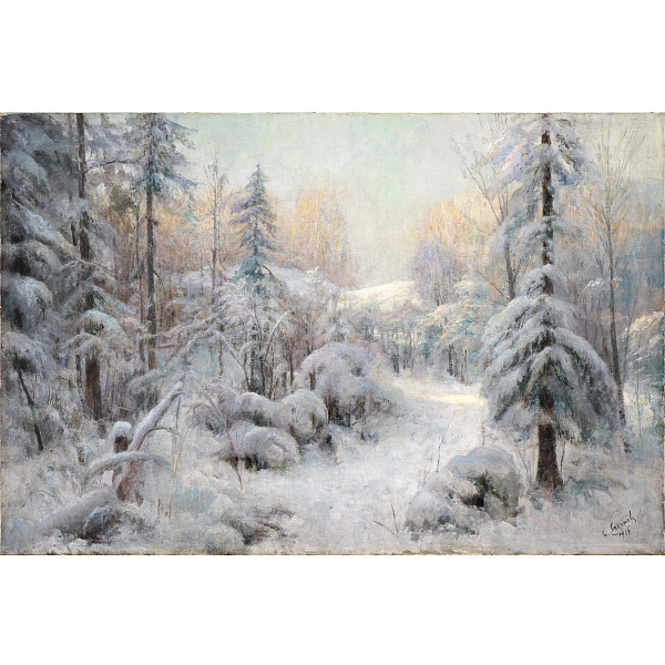 Егорнов Сергей Семенович «Зима в лесу»