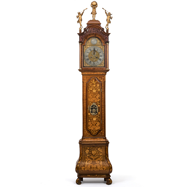 Голландские напольные часы маркетри конца XVIII века