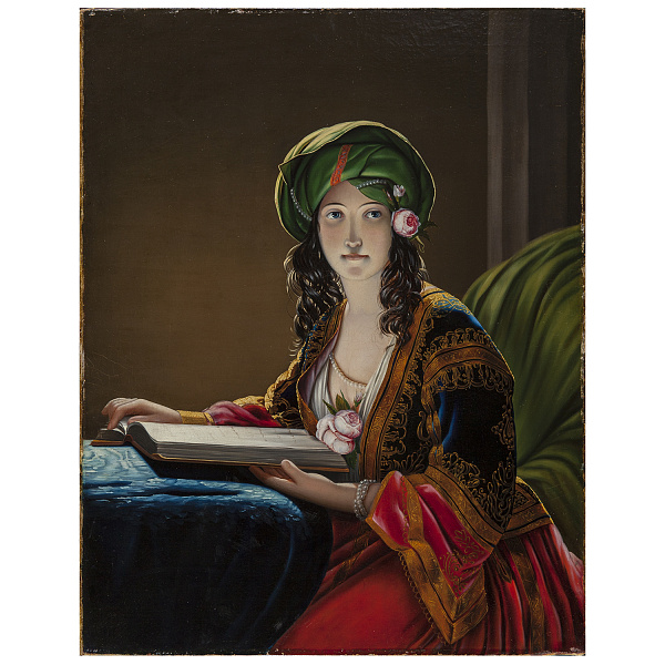 Портрет молодой женщины в восточном наряде