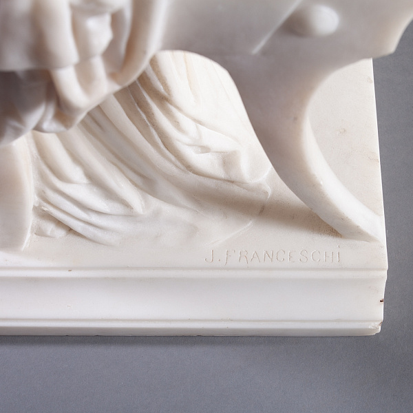 Скульптура Луи-Жульена Франчески «Обнаженная на стуле»