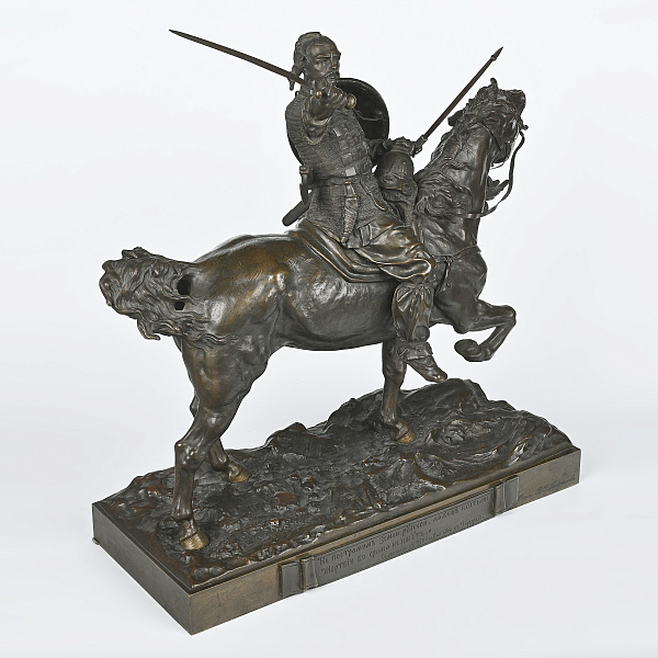 Скульптура «Великий князь Святослав на пути к Царьграду» по модели Е.А. Лансере